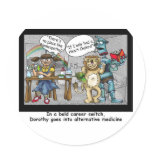 No Place Like Homaeopathy Funny Cartoon Gifts & Te stickers