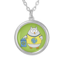 No Polluter Hooter Pendants