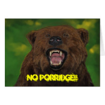 No Porridge!! Card