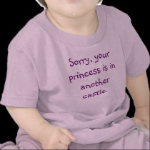 No Princess Baby Tee t-shirts