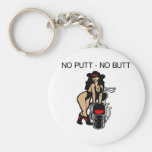 No Putt No Butt Cowgirl Hd Key Chains