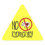 No Redneckery! Funny Redneck Sheep stickers