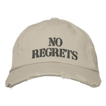 No Regrets Baseball Cap