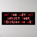 No Religion Poster