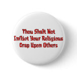 No Religious Crap buttons