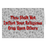 No Religious Crap Greeting Cards
