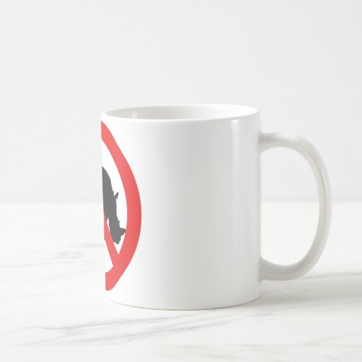 No Rhinos Allowed Coffee Mug