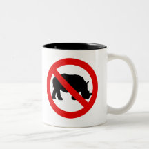No Rhinos Allowed Mugs