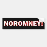 No Romney Bumper Sticker