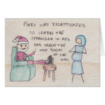 "No Room at the Inn" Card