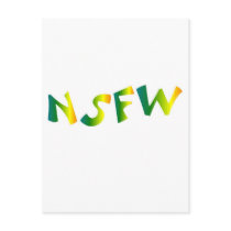 No Safe For Work (NSFW cool breeze) Postcards