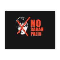 No Sarah Palin Post Cards