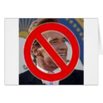 No Schwarzenegger! Greeting Card