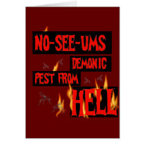 No-See-Ums From Hell Greeting Card
