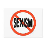 No Sexism postcards