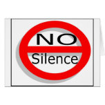 No Silence cards