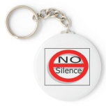 No Silence keychains