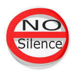 No Silence magnets