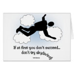 No skydiving notecards