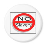 No Slavery magnets