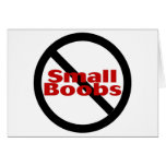 No Small Boobs cards
