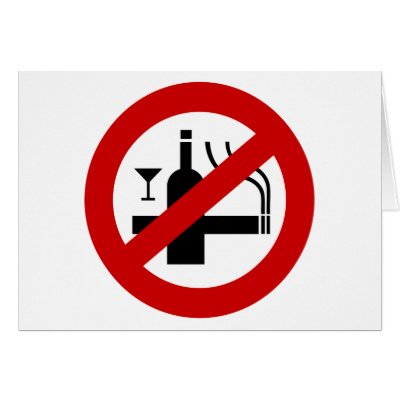NO Smoking Alcohol ⚠ Thai Sign ⚠ Card | Zazzle.co.uk