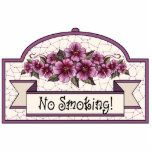 "No Smoking" - Decorative Sign - 12 photo sculptures
