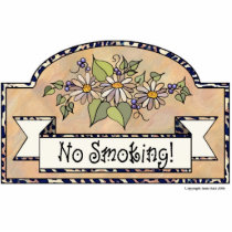 "No Smoking" - Decorative Sign Photo Cutout