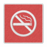 NO SMOKING embroidered shirts
