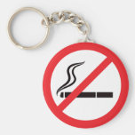 No smoking sign key chains