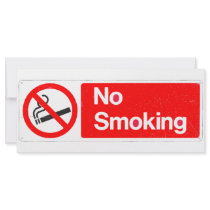 No Smoking Sign Custom Rack Card