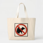 No Smoking Squirrels Allowed Highway Sign Bag