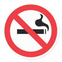 No Smoking Stickers
