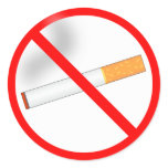 No Smoking stickers