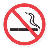 no smoking symbol/anti smoking stickers