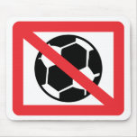 no soccer mouse pad