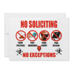 No Soliciting invitations