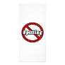 No Spitting Rack Card