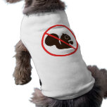 No Squirrels pet clothing