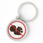 No Squirrels keychains