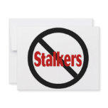 No Stalkers invitations