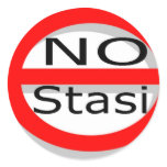 No Stasi stickers