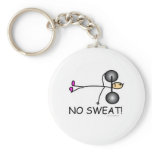 No Sweat keychains