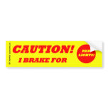 No Tailgating Bumper Sticker bumper stickers