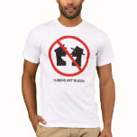 No Talking! t-shirts