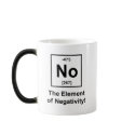 No, The Element of Negativity mugs