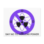 "NO TO NUCLEAR POWER"* postcards