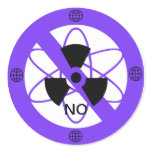 "NO TO NUCLEAR POWER"* stickers