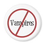 No Vampires Magnet