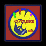 No Violence magnets